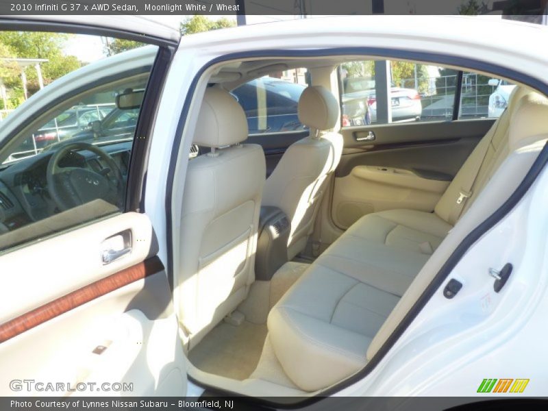 Moonlight White / Wheat 2010 Infiniti G 37 x AWD Sedan