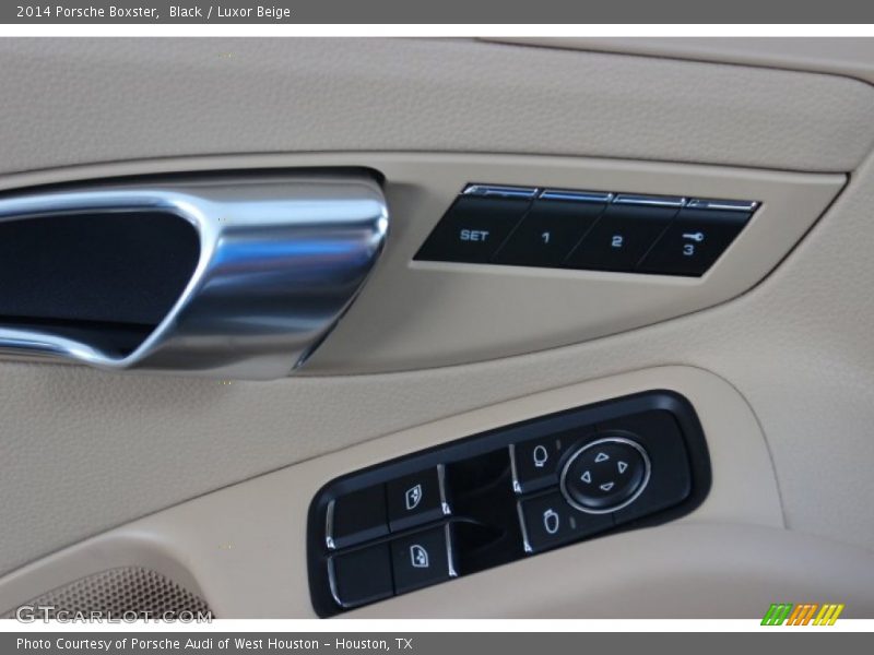 Black / Luxor Beige 2014 Porsche Boxster