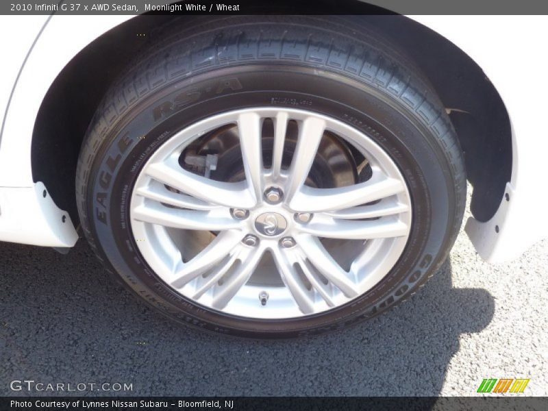 Moonlight White / Wheat 2010 Infiniti G 37 x AWD Sedan