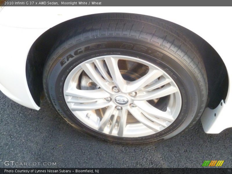 Moonlight White / Wheat 2010 Infiniti G 37 x AWD Sedan
