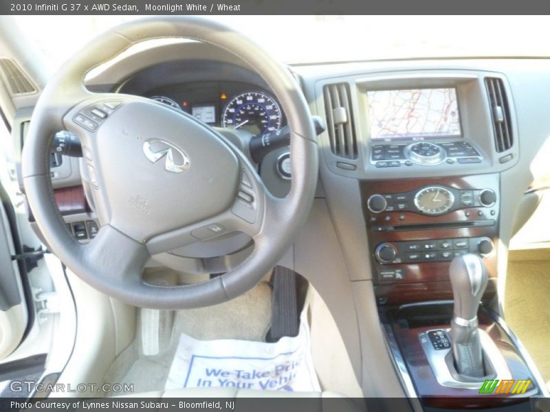 Moonlight White / Wheat 2010 Infiniti G 37 x AWD Sedan