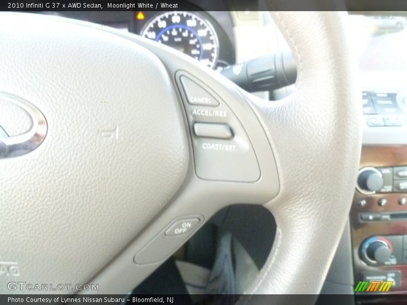 Moonlight White / Wheat 2010 Infiniti G 37 x AWD Sedan