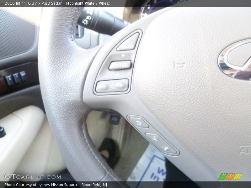 Moonlight White / Wheat 2010 Infiniti G 37 x AWD Sedan