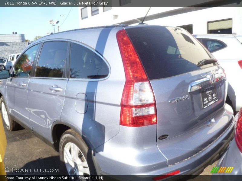 Glacier Blue Metallic / Gray 2011 Honda CR-V EX-L 4WD