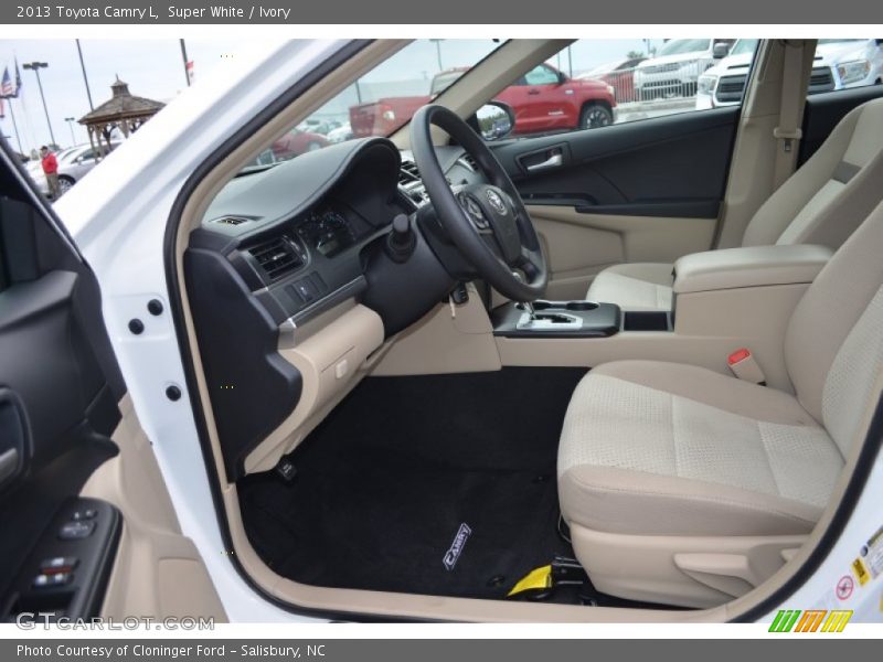 Super White / Ivory 2013 Toyota Camry L