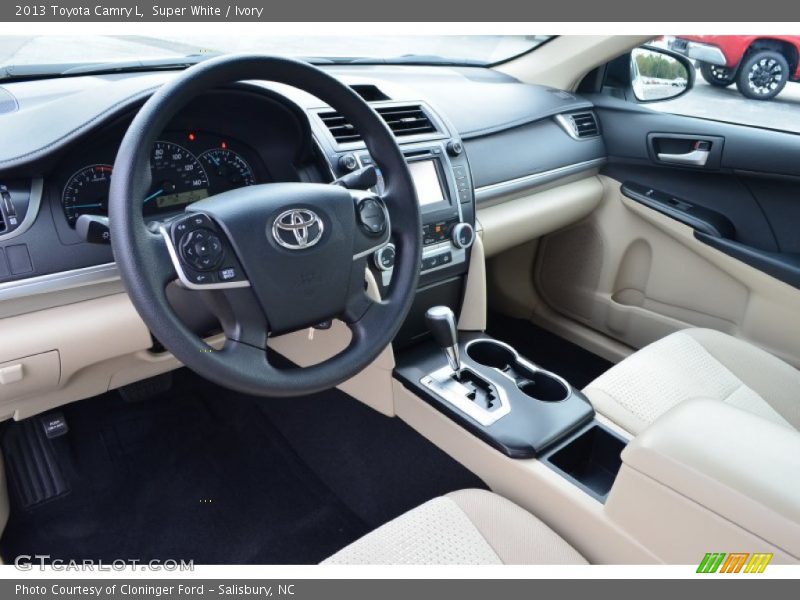 Super White / Ivory 2013 Toyota Camry L