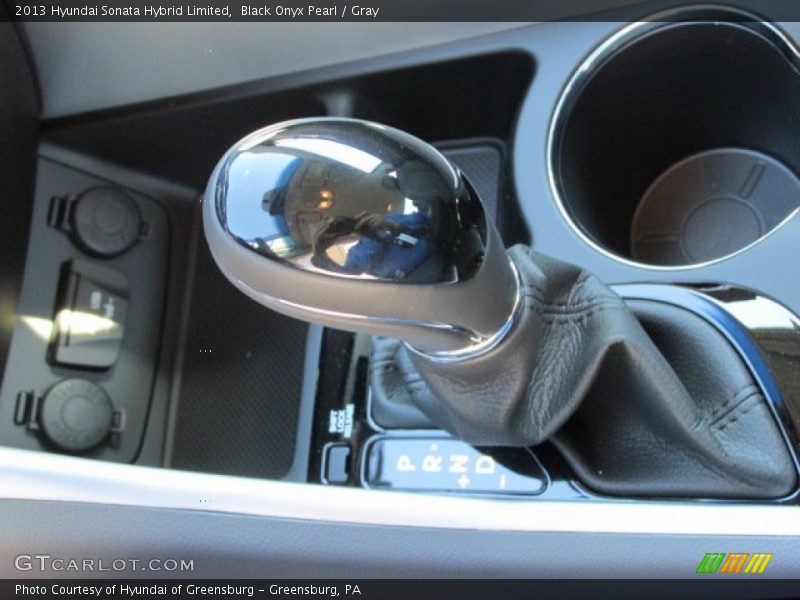 Black Onyx Pearl / Gray 2013 Hyundai Sonata Hybrid Limited