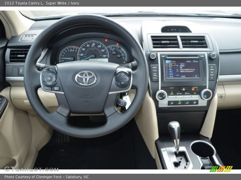 Super White / Ivory 2013 Toyota Camry L