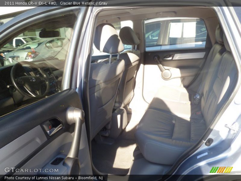 Glacier Blue Metallic / Gray 2011 Honda CR-V EX-L 4WD
