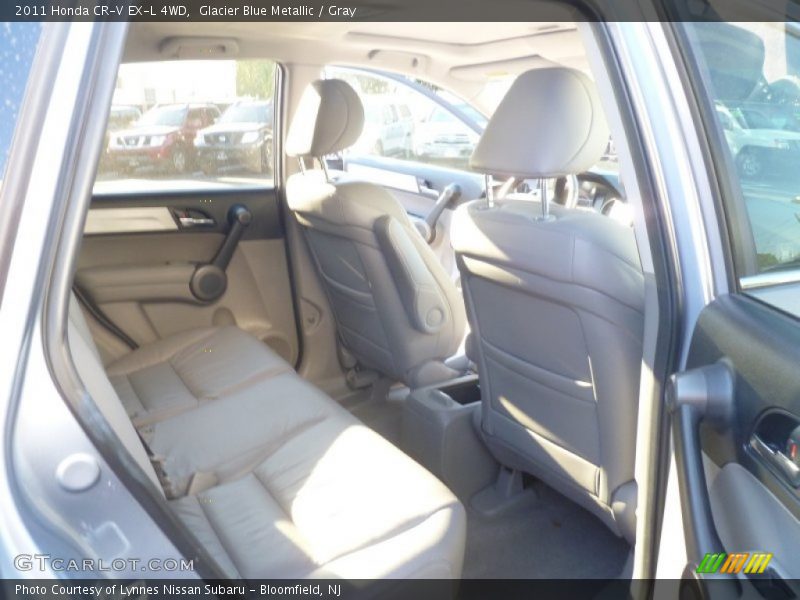Glacier Blue Metallic / Gray 2011 Honda CR-V EX-L 4WD