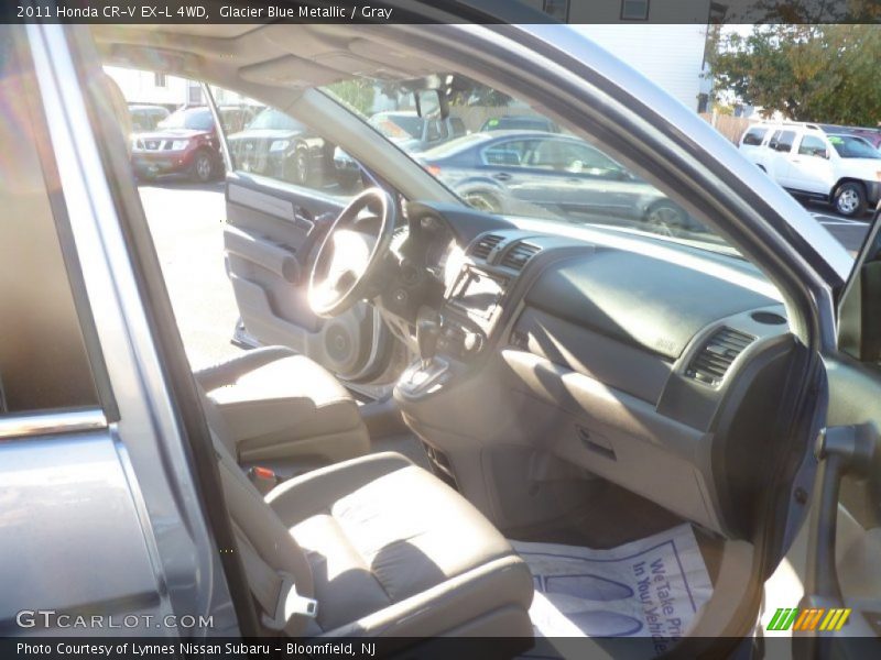 Glacier Blue Metallic / Gray 2011 Honda CR-V EX-L 4WD