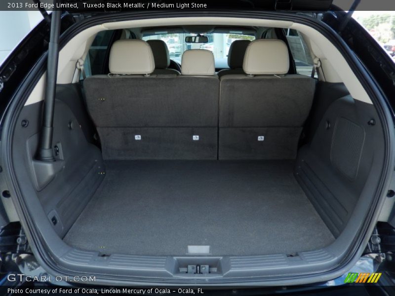 Tuxedo Black Metallic / Medium Light Stone 2013 Ford Edge Limited