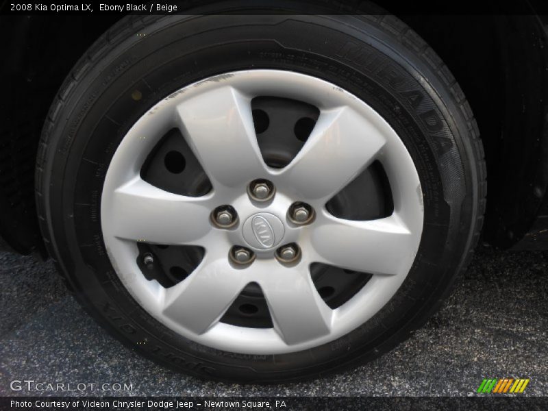 Ebony Black / Beige 2008 Kia Optima LX