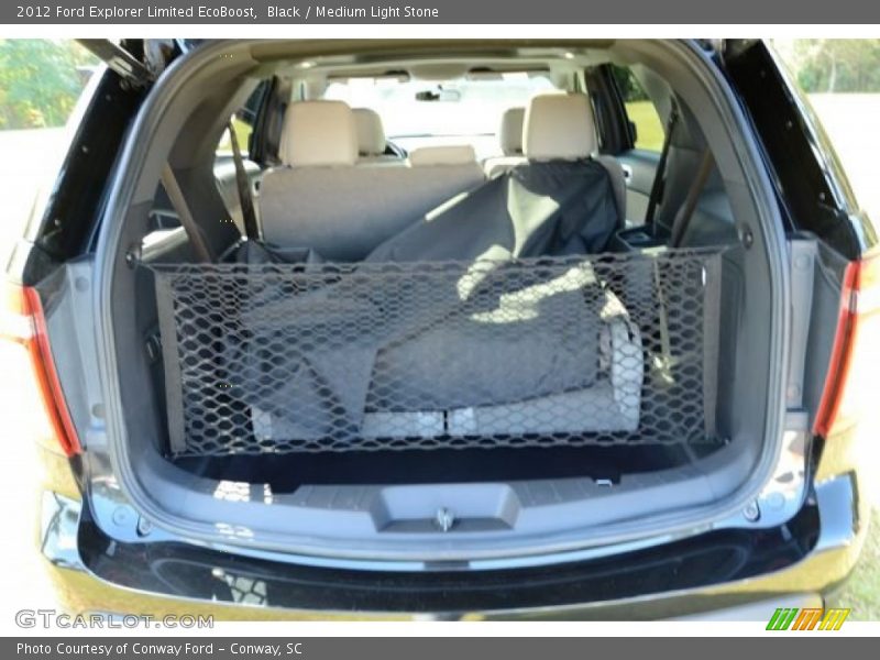 Black / Medium Light Stone 2012 Ford Explorer Limited EcoBoost