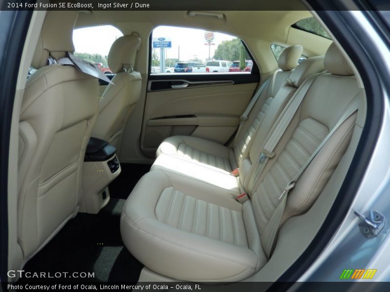 Ingot Silver / Dune 2014 Ford Fusion SE EcoBoost