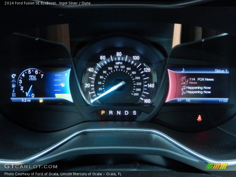 Ingot Silver / Dune 2014 Ford Fusion SE EcoBoost