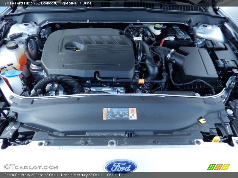 Ingot Silver / Dune 2014 Ford Fusion SE EcoBoost