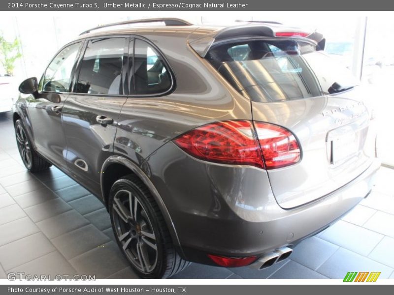Umber Metallic / Espresso/Cognac Natural Leather 2014 Porsche Cayenne Turbo S