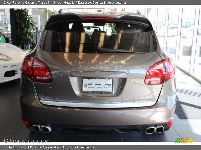 Umber Metallic / Espresso/Cognac Natural Leather 2014 Porsche Cayenne Turbo S