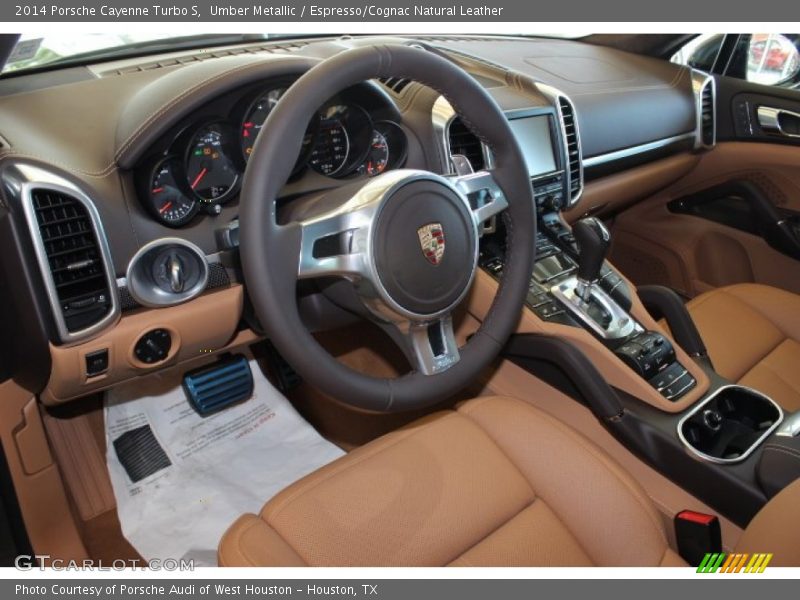 2014 Cayenne Turbo S Espresso/Cognac Natural Leather Interior