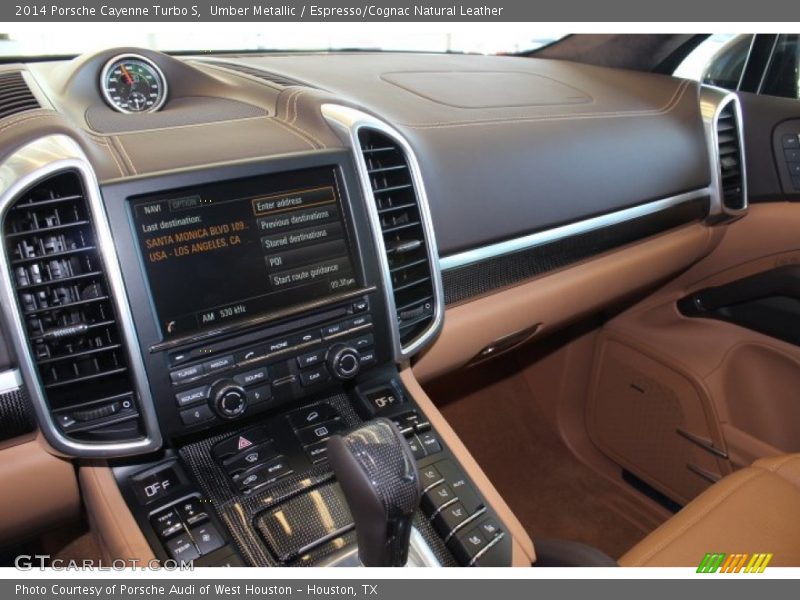 Umber Metallic / Espresso/Cognac Natural Leather 2014 Porsche Cayenne Turbo S