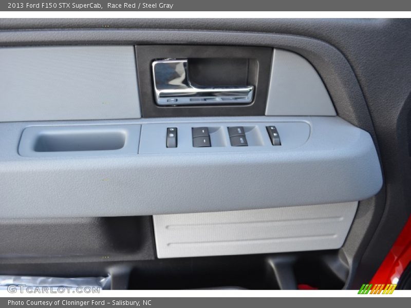 Race Red / Steel Gray 2013 Ford F150 STX SuperCab