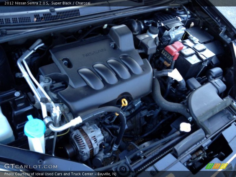 Super Black / Charcoal 2012 Nissan Sentra 2.0 S