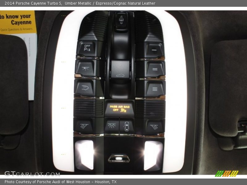 Umber Metallic / Espresso/Cognac Natural Leather 2014 Porsche Cayenne Turbo S