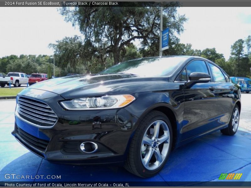 Tuxedo Black / Charcoal Black 2014 Ford Fusion SE EcoBoost
