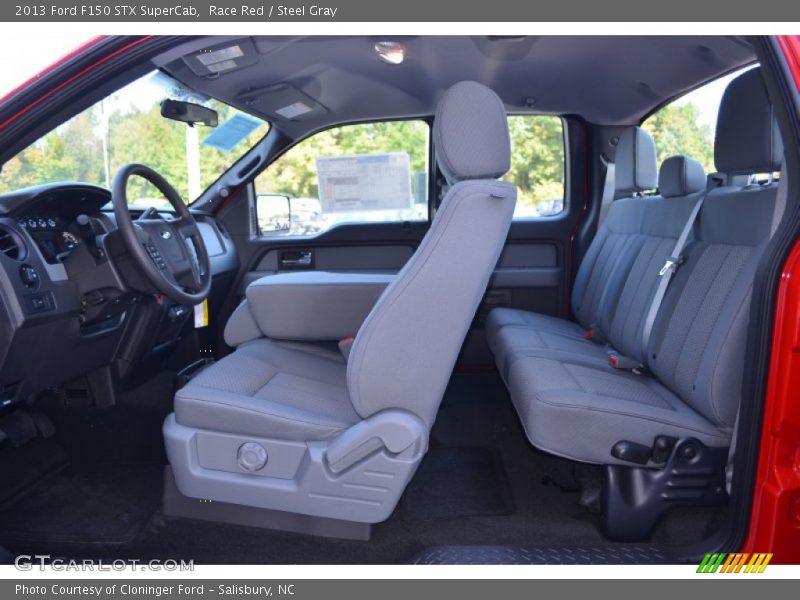 Race Red / Steel Gray 2013 Ford F150 STX SuperCab