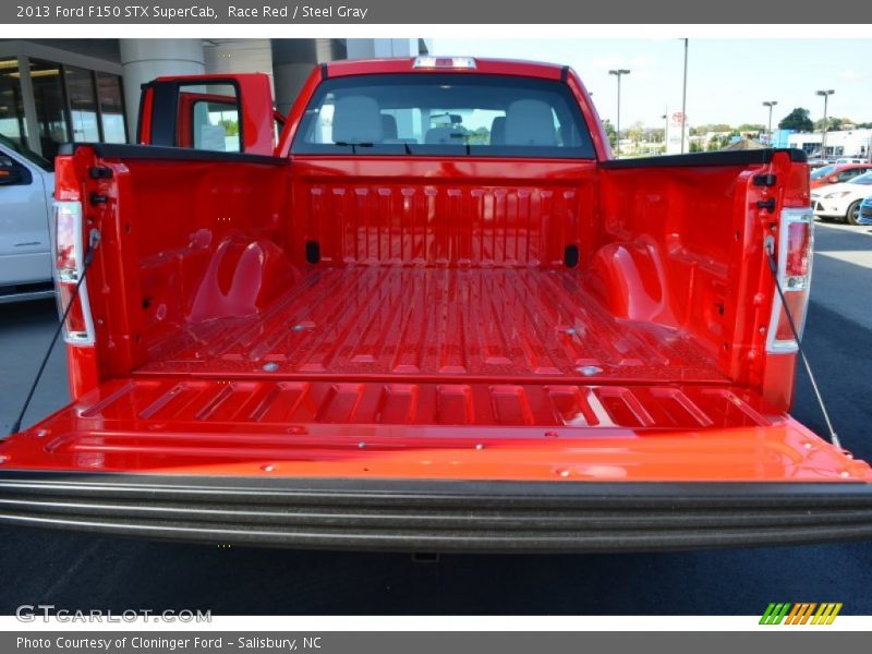 Race Red / Steel Gray 2013 Ford F150 STX SuperCab