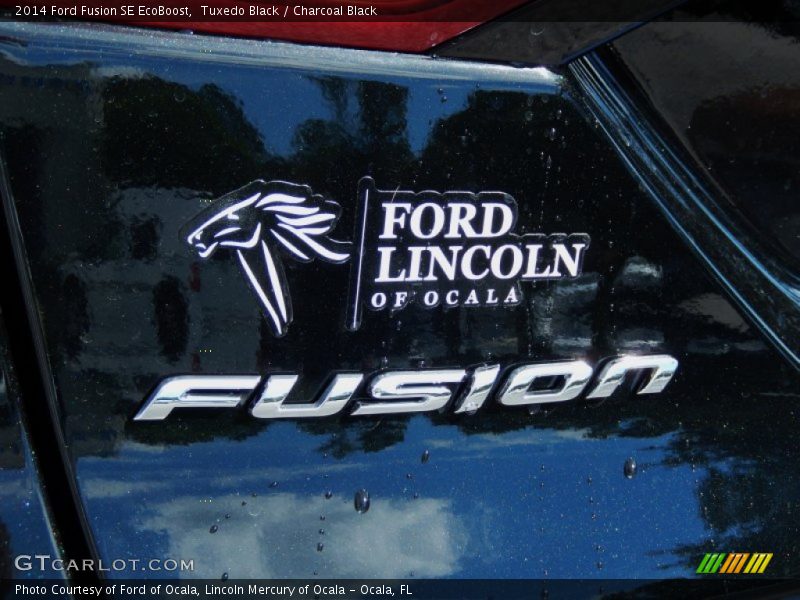Tuxedo Black / Charcoal Black 2014 Ford Fusion SE EcoBoost