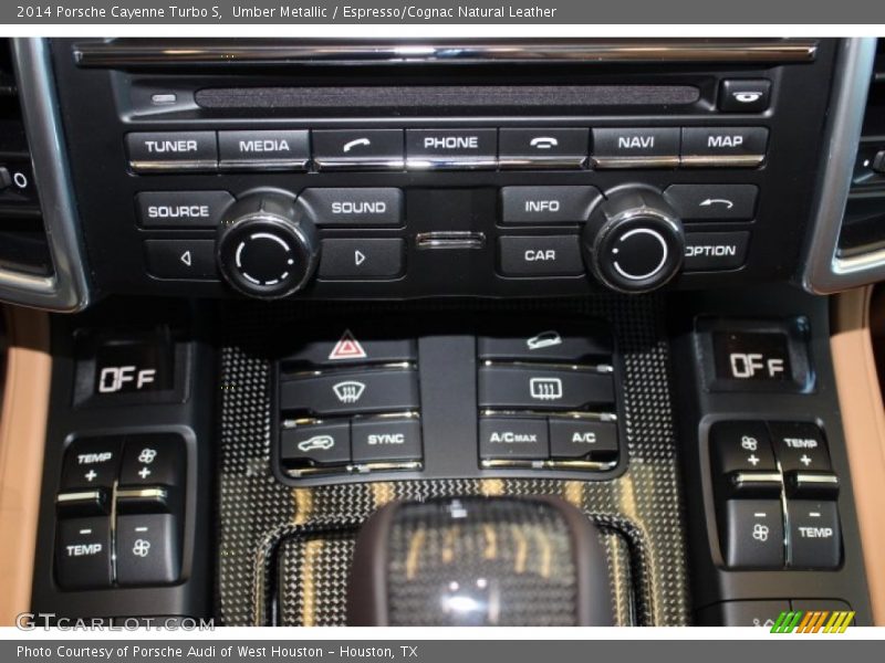 Umber Metallic / Espresso/Cognac Natural Leather 2014 Porsche Cayenne Turbo S