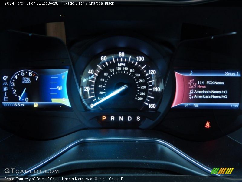 Tuxedo Black / Charcoal Black 2014 Ford Fusion SE EcoBoost