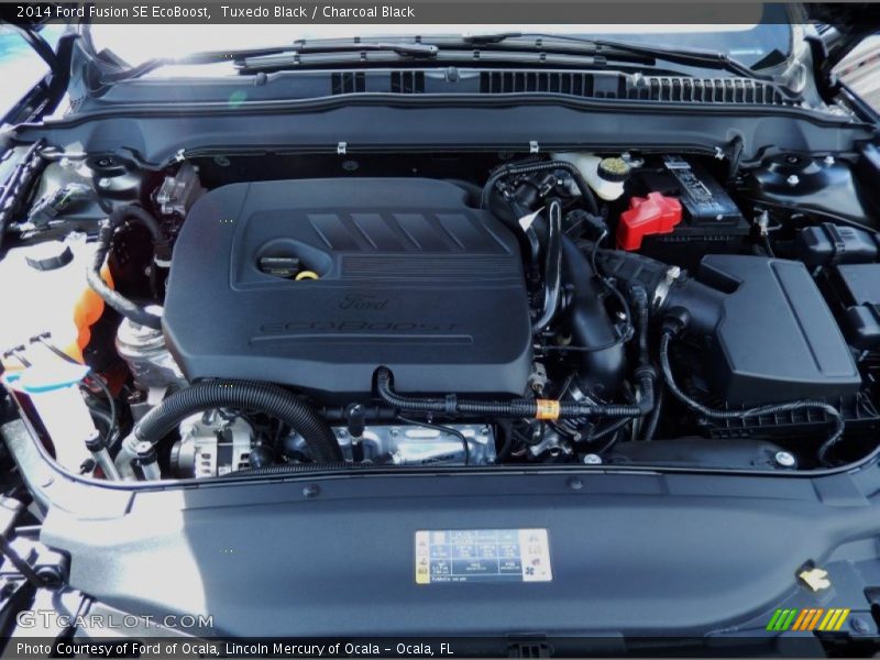 Tuxedo Black / Charcoal Black 2014 Ford Fusion SE EcoBoost