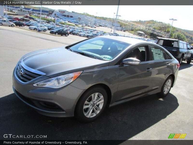 Harbor Gray Metallic / Gray 2014 Hyundai Sonata GLS