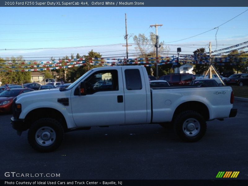 Oxford White / Medium Stone 2010 Ford F250 Super Duty XL SuperCab 4x4