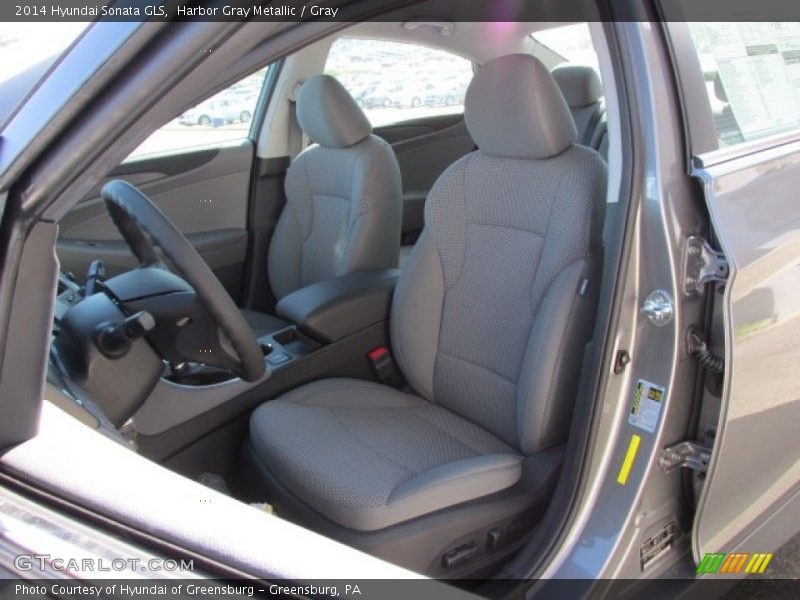Harbor Gray Metallic / Gray 2014 Hyundai Sonata GLS