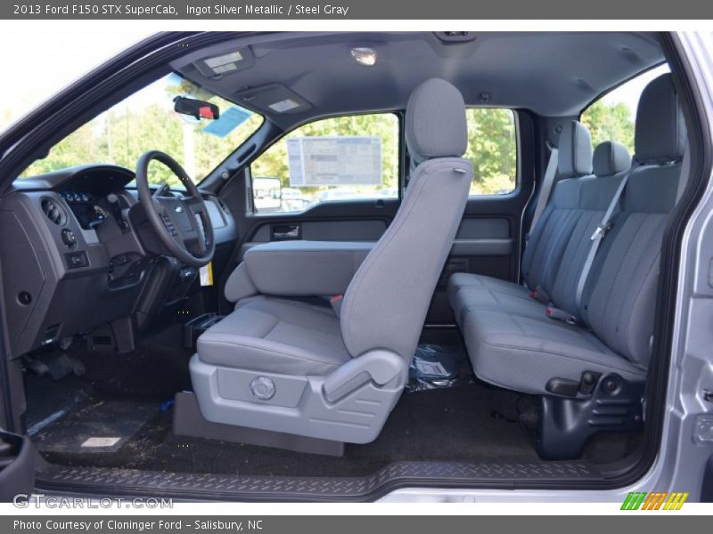  2013 F150 STX SuperCab Steel Gray Interior