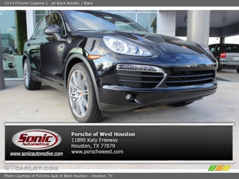 Jet Black Metallic / Black 2014 Porsche Cayenne S