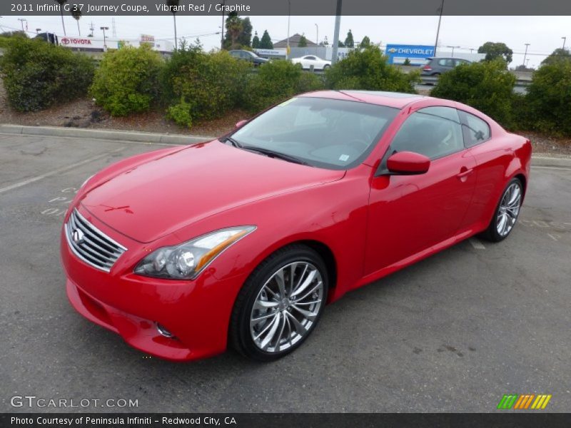 Front 3/4 View of 2011 G 37 Journey Coupe