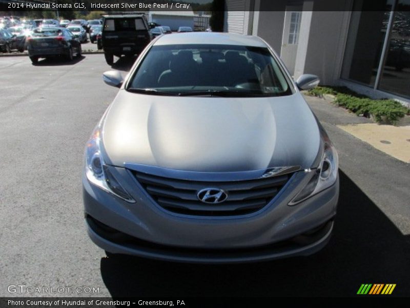 Iridescent Silver Blue Pearl / Gray 2014 Hyundai Sonata GLS