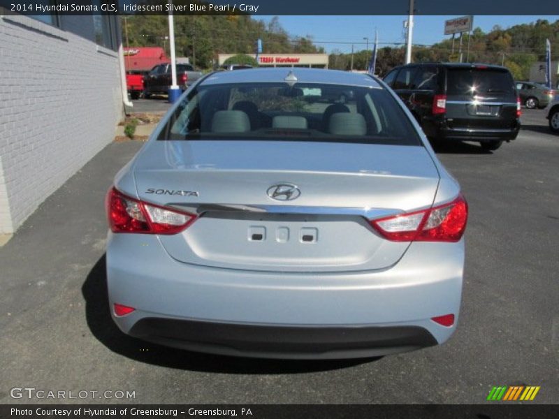Iridescent Silver Blue Pearl / Gray 2014 Hyundai Sonata GLS