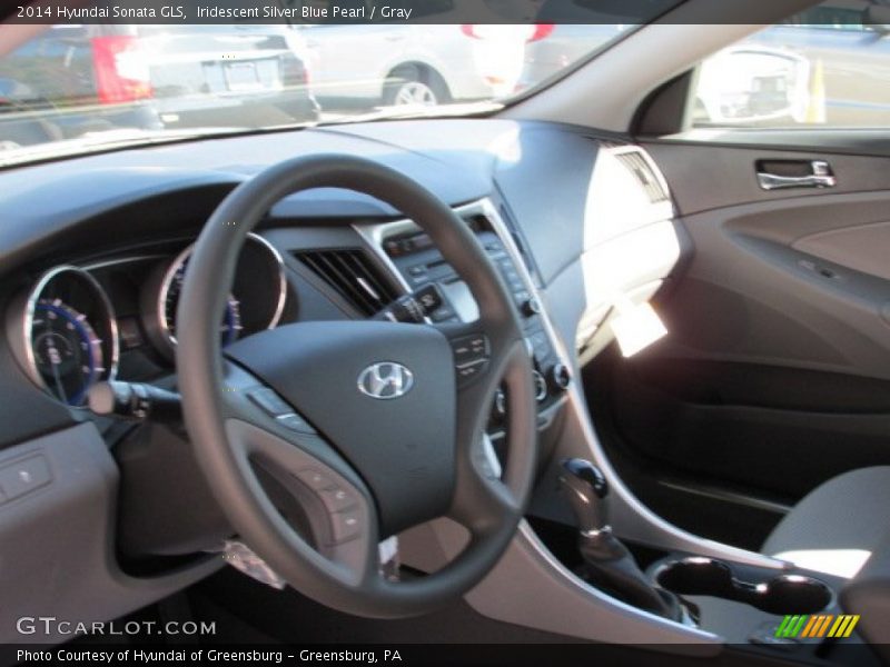 Iridescent Silver Blue Pearl / Gray 2014 Hyundai Sonata GLS