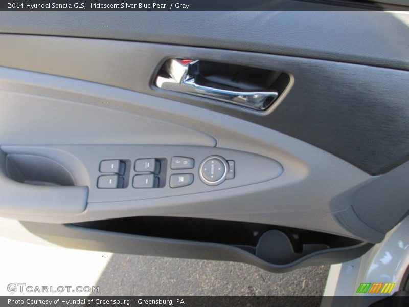 Iridescent Silver Blue Pearl / Gray 2014 Hyundai Sonata GLS