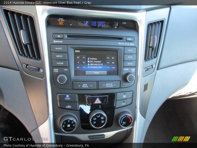 Iridescent Silver Blue Pearl / Gray 2014 Hyundai Sonata GLS