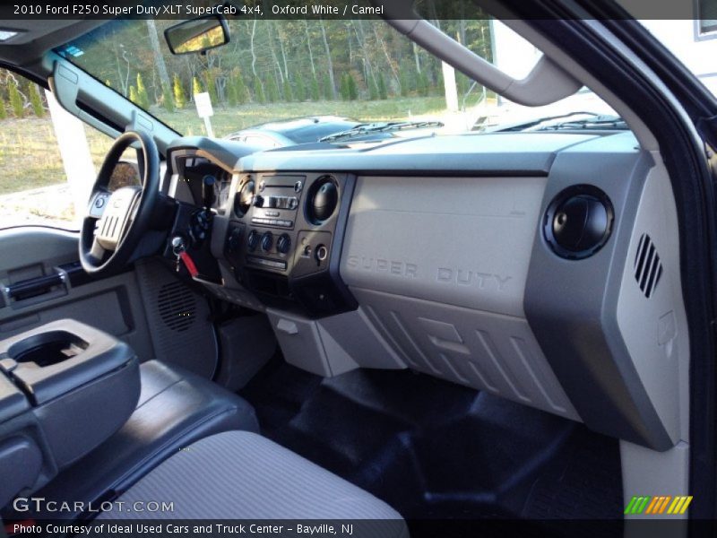 Oxford White / Camel 2010 Ford F250 Super Duty XLT SuperCab 4x4