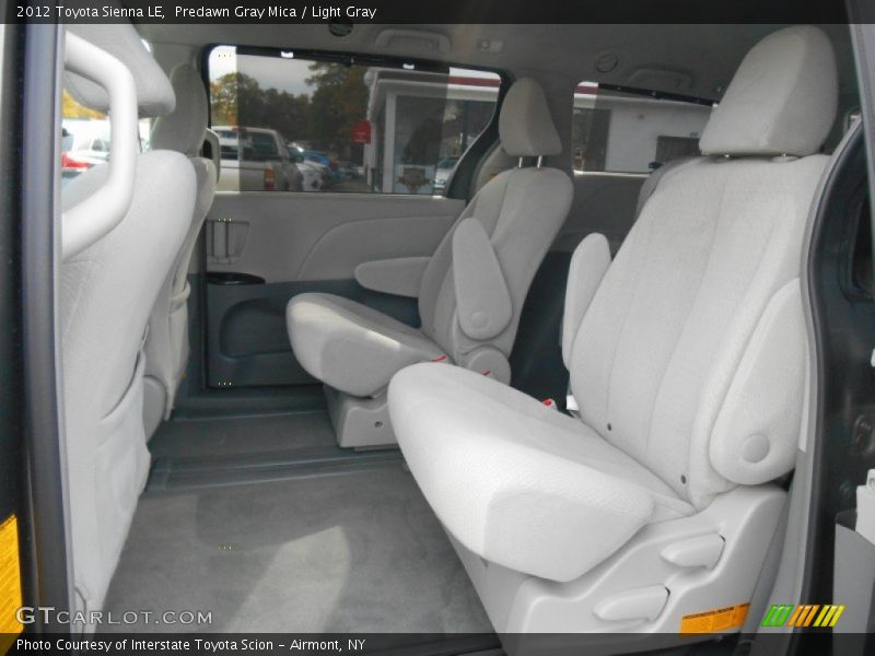 Predawn Gray Mica / Light Gray 2012 Toyota Sienna LE