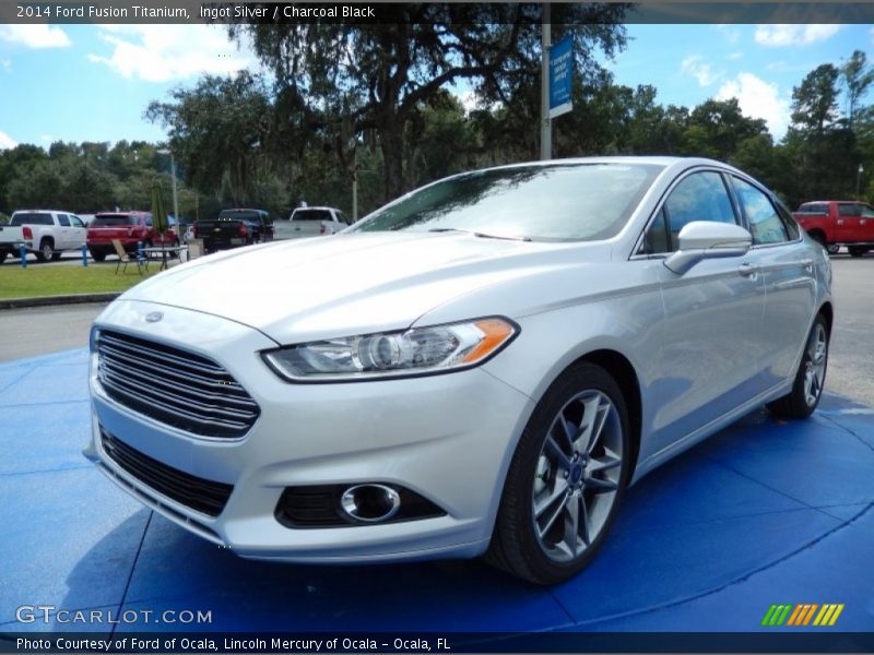Front 3/4 View of 2014 Fusion Titanium