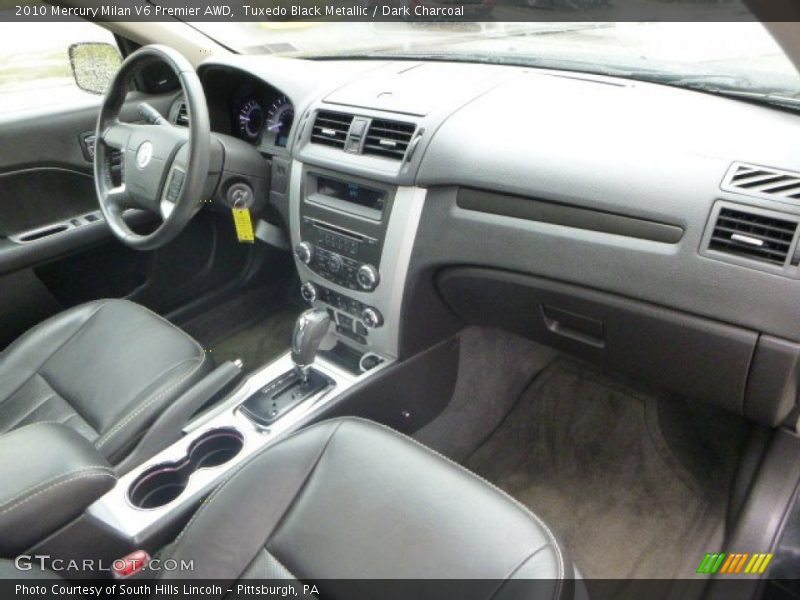 Tuxedo Black Metallic / Dark Charcoal 2010 Mercury Milan V6 Premier AWD